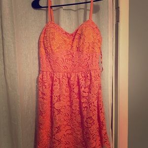 Orange dress